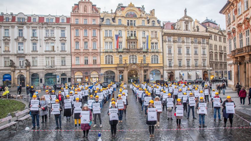 Happening proti novele stavebního zákona